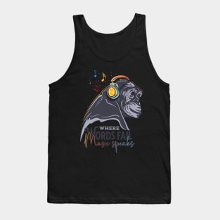 Music Monkey Tank Top